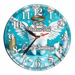 Ceas personalizat pentru Cabinet Stomatologie, Lemn, 40 cm, CDRUV052