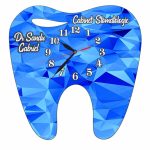 Ceas personalizat pentru Cabinet Stomatologie, Lemn, 39x37 cm, CDRUV060 - imagine 3