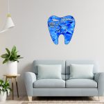 Ceas personalizat pentru Cabinet Stomatologie, Lemn, 39x37 cm, CDRUV060 - imagine 2