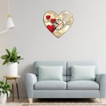 Ceas Aniversar, Personalizat, Lemn, 40cm, CAVUV004 - imagine 2