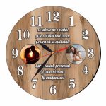 Ceas Aniversar, Personalizat, Lemn, 40cm, CAVUV005