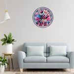 Ceas Nails-Artist, Manichiura, Personalizat, Lemn, 40 cm, CMSUV015 - imagine 2