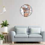 Ceas Salon Remodelare Corporala, Personalizat, Lemn, 40 cm, CMSUV028 - imagine 2