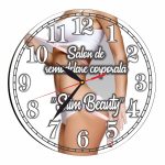 Ceas Salon Remodelare Corporala, Personalizat, Lemn, 40 cm, CMSUV028