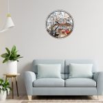 Ceas Arhitect, Personalizat, Lemn, 40 cm, CMSUV068 - imagine 2