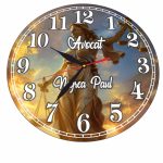 Ceas Avocat, Personalizat, Lemn, 40 cm, CMSUV073 - imagine 5