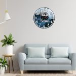 Ceas Studio foto, Fotograf, Personalizat, Lemn, 40 cm, CMSUV144 - imagine 2