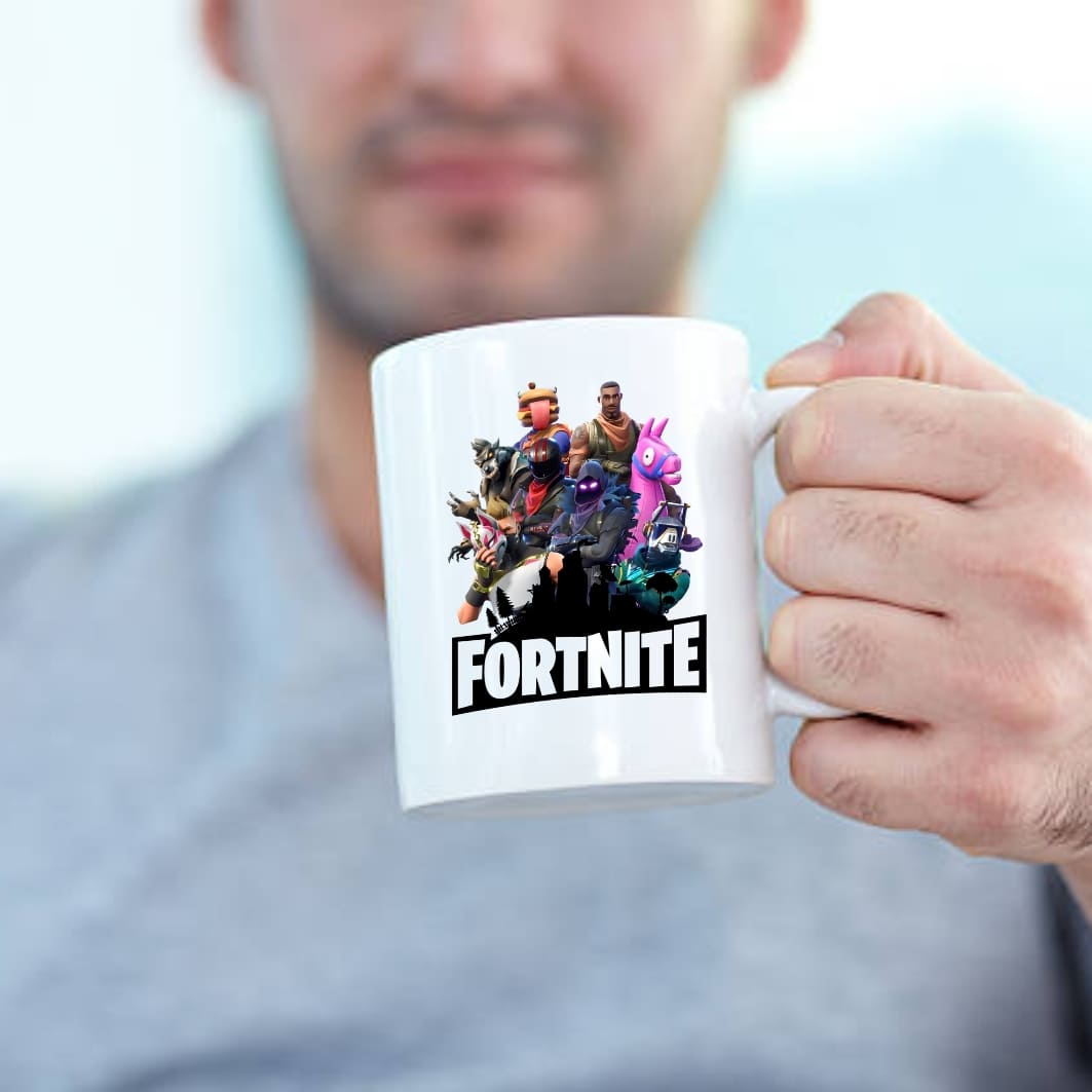 CDUV059.. Cana personalizata, Alba, Fortnite, 350 ml, CDUV059 - imagine 3