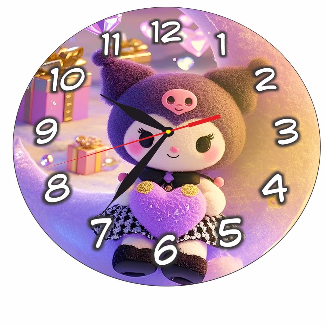 CSDUV118.. Ceas Disney, Kuromi, Lemn, CSDUV118 - imagine 5