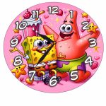 Ceas Disney SpongeBob, Lemn, CSDUV128 - imagine 5