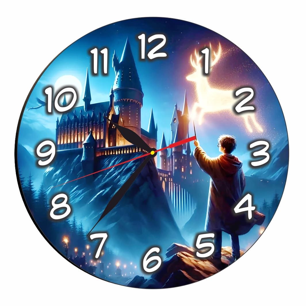 CSDUV190 Ceas Harry Potter, Lemn, CSDUV190 - imagine 1