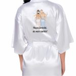 Halat Nasa, Personalizat, Nunta, Alb, Satin, HNN001 - imagine 3