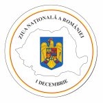 Insigna Lemn, 1 Decembrie, 6cm, ITUV006