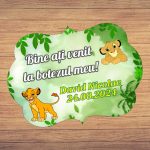 Pancarta Bine Ati Venit, Personalizata, Botez, Lion King, 40x31cm, PBBUV001 - imagine 4