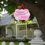 Pancarta Bine Ati Venit, Personalizata, Botez, Pisica Marrie, 40x31cm, PBBUV002 - imagine 2