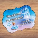 Pancarta Bine Ati Venit, Personalizata, Botez, Cenusareasa, 40x31cm, PBBUV008 - imagine 4