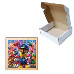 Puzzle din lemn, Patrula Catelusilor, 16 piese, Multicolor, 17x17 cm, PDUV025 - imagine 3