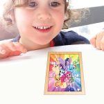 Puzzle din lemn, My Little Pony, 9 piese, Multicolor, 15x12 cm, PDUV055 - imagine 4