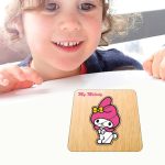 Puzzle din lemn, My Melody, Incastru, 5 piese, Multicolor, 12x12 cm, PDUV134 - imagine 4