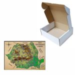 Puzzle Harta Romaniei, Lemn, Format A4, PZHR003 - imagine 3