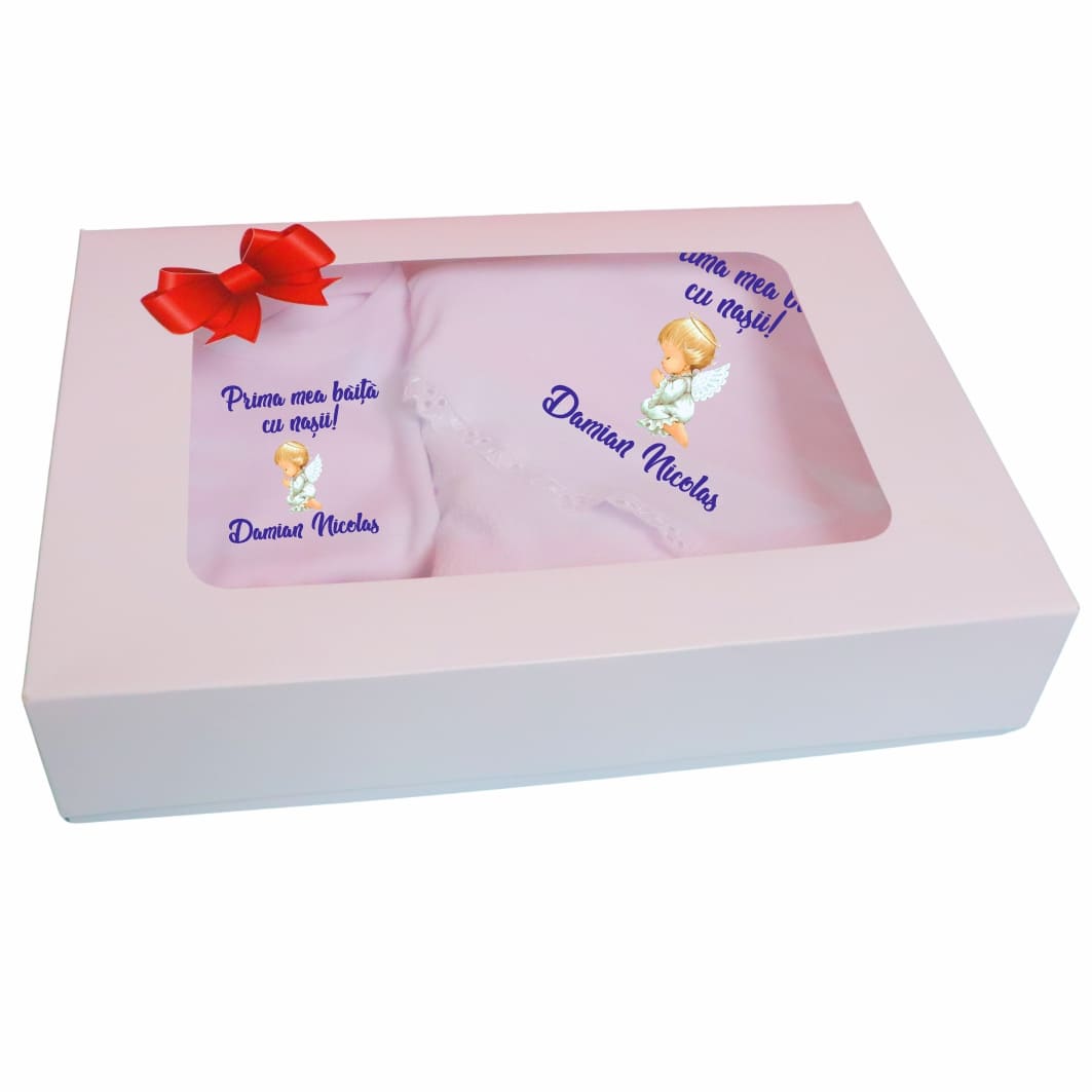 SPB16 Set Prima mea baita cu Nasii, Ingeras, Bumbac, SPB16 - imagine 3