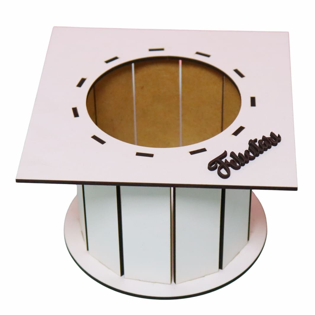 CAT002. Cutie Aranjamente, Tip Toca, Alb, CAT002 - imagine 3