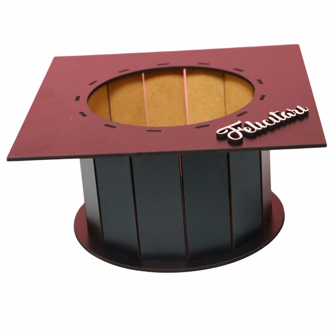 CAT004. Cutie Aranjamente, Tip Toca, Negru, CAT004 - imagine 3