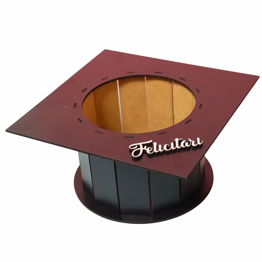 CAT004.. Cutie Aranjamente, Tip Toca, Negru, CAT004 - imagine 1