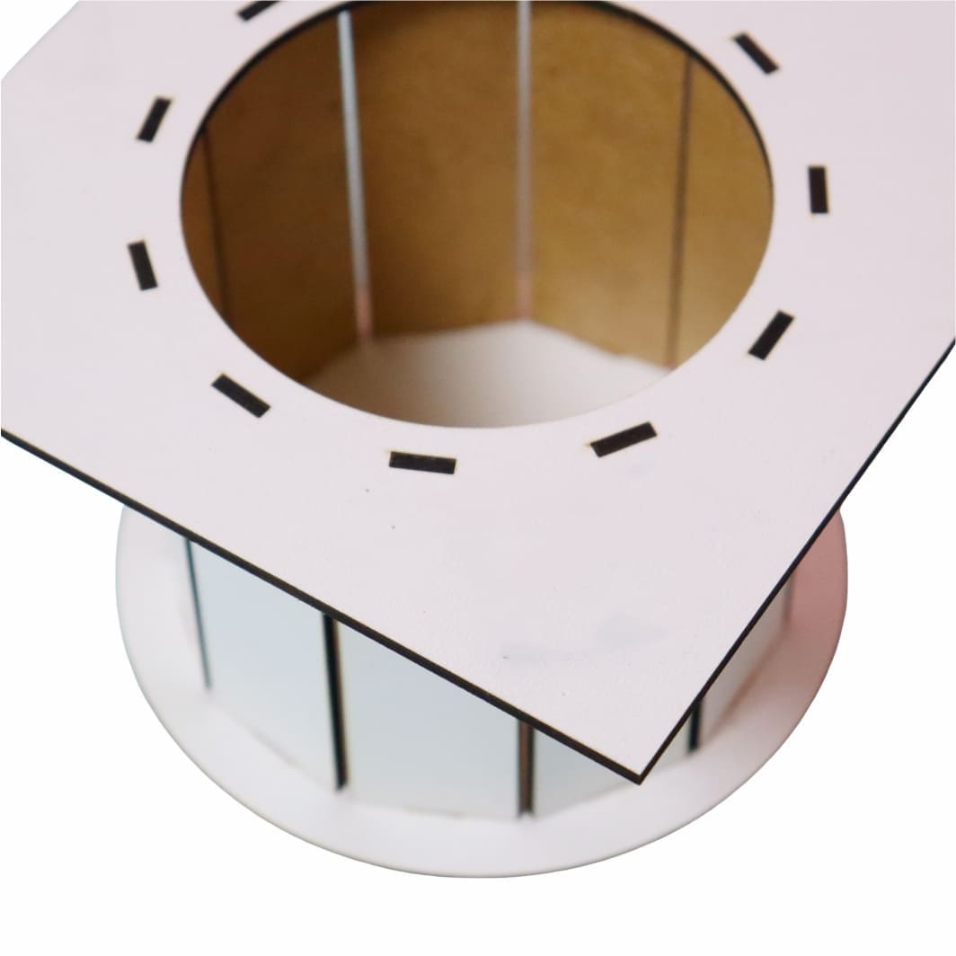 CAT005. Cutie Aranjamente, Tip Toca, Alb, CAT005 - imagine 2