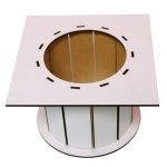 Cutie Aranjamente, Tip Toca, Alb, CAT005 - imagine 3