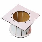 Cutie Aranjamente, Tip Toca, Alb, CAT005