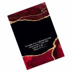 Invitatie Nunta, A5, Rosu, INC015 - imagine 3