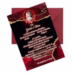 Invitatie Nunta, A5, Rosu, INC015 - imagine 2