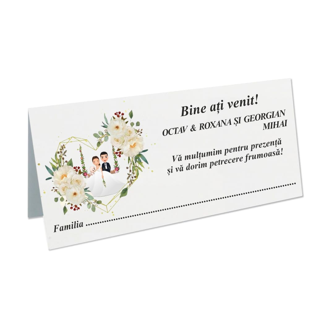 PN29 Plic Bani Nunta, Carton, Alb, PN29 - imagine 1