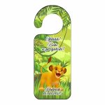 Placuta Usa, Personalizata, Botez, Simba, 15x6cm, PUBSHH001