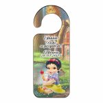 Placuta Usa, Personalizata, Botez, Alba ca Zapada, 15x6cm, PUBSHH025