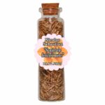 mărturie botez semințe de flori în sticluță cu dop de plută