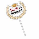 Topper Back to School, Lemn, Scoala, Multicolor, 10cm, TSUV017 - imagine 3