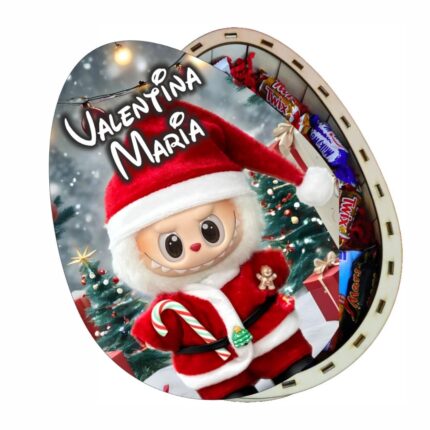 cutie dulciuri craciun ou kinder labubu