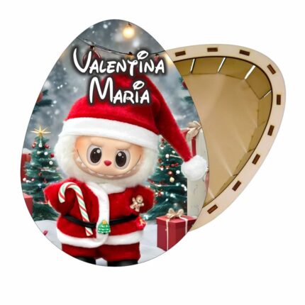 cutie dulciuri craciun ou labubu mos