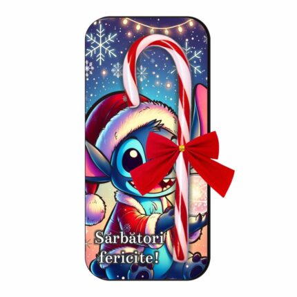 felicitare acadea craciun stitch mos