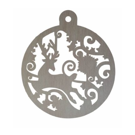 Glob Personalizat De Cr Ciun Lemn 9cm Gl119