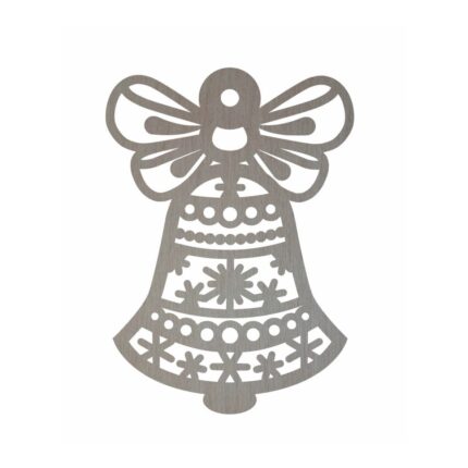 Ornament De Craciun Clopotel Lemn Gl126
