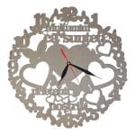 Ceas Personalizat Prieteni, Lemn, 40 cm, CP002