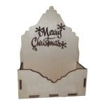 Cutii lemn aranjamente florale Craciun, CC25