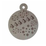 Glob Lemn Personalizat cu Nume 9cm GL93