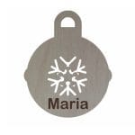 Glob Lemn Personalizat cu Nume 9cm GL94