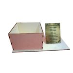 Cutie Cadou Floral Lemn Binecuvantarea Casei U072 1