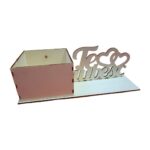 Cutie Cu Mesaj Romantic Lemn Te Iubesc U074