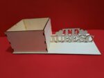 Cutie Decorare Flori Lemn Te Iubesc U075 1